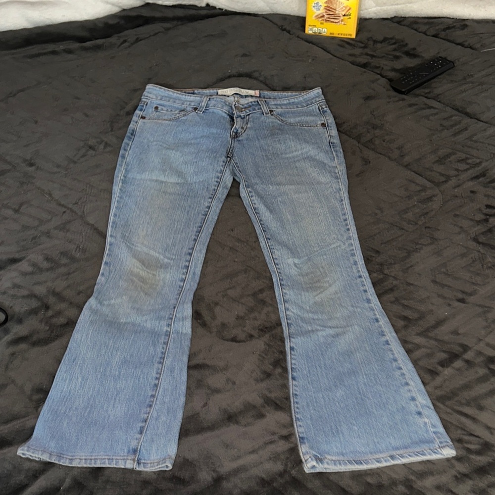 Levi's Light Blue 524 Too Superlow Boot Cut size 9 JR M
